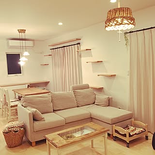 部屋全体/キャットウォーク/mam/サンゲツ/フェイクグリーン...などのインテリア実例 - 2017-02-01 01:16:00