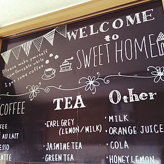 セリア ブラックボードシートのインテリア実例 Roomclip ルームクリップ