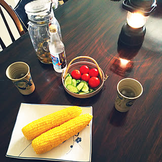 机/いいね!ありがとうございます♪/フォローすごく嬉しいです♡/とれたて野菜/夏バテ防止にのインテリア実例 - 2019-08-13 18:24:42