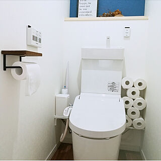 シンプル トイレ収納のインテリア実例 Roomclip ルームクリップ
