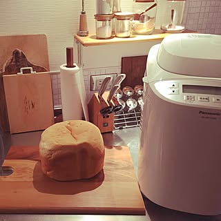 キッチン/パナソニックホームベーカリー/ホームベーカリー/朝食のインテリア実例 - 2016-12-30 06:56:13