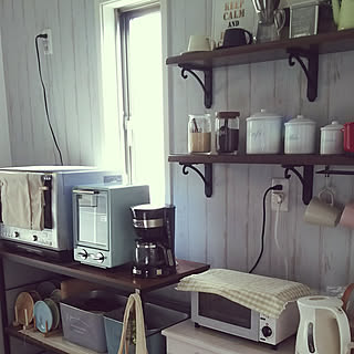 キッチン/背面棚/コーヒーメーカーのインテリア実例 - 2018-01-27 13:06:09