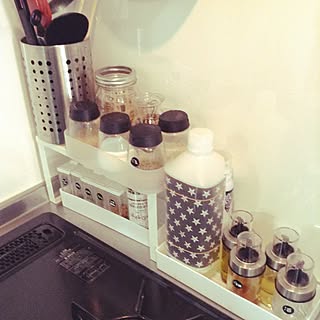 賃貸 調味料置き場のインテリア レイアウト実例 Roomclip ルームクリップ