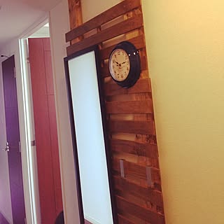 玄関/入り口/DIY/手作り/ワトコオイルダークウォルナット/男前にしたい。/男前...などのインテリア実例 - 2014-07-21 10:16:43