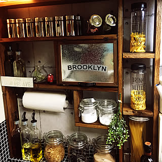 キッチン/調味料入れ/ダイソー/セリア/キャンドゥ...などのインテリア実例 - 2017-09-16 17:26:12