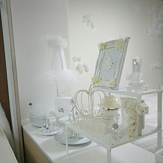 ホワイトインテリア/IKEA/ダイソー/Atelier.mちゃんの作品♡/フランフラン...などのインテリア実例 - 2017-04-29 21:29:02