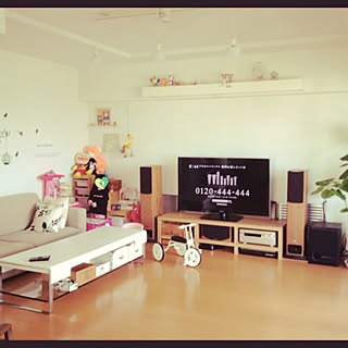 リビングおもちゃコーナーのインテリア実例 Roomclip ルームクリップ