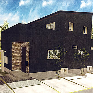 外観 レンガ調のインテリア実例 Roomclip ルームクリップ