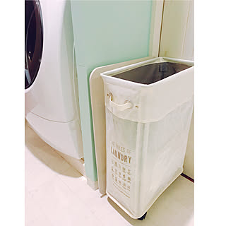 バス/トイレ/キャスター付き/新調しました♪/ランドリーボックス/カインズホーム...などのインテリア実例 - 2018-04-03 19:31:04