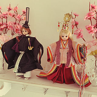 再投稿すみません/ひな祭り/リカちゃん/棚のインテリア実例 - 2020-02-14 18:14:25