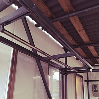 単管パイプdiy 屋根 Diyのインテリア 手作りの実例 Roomclip ルームクリップ