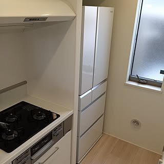 キッチン/冷蔵庫/マイホーム記録/狭小住宅/Panasonic...などのインテリア実例 - 2016-04-25 11:17:53