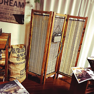 すだれリメイクのインテリア実例 Roomclip ルームクリップ