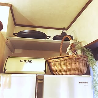 カフェ風インテリアを目指して/見せる収納に憧れる/niko and… /ニコアンドのかご/ブレッドケース...などのインテリア実例 - 2017-02-10 06:38:14