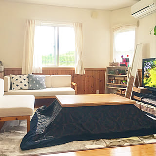 しまむら こたつ布団のインテリア実例 Roomclip ルームクリップ