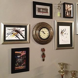 壁/天井/時計/フレーム/額縁/IKEA...などのインテリア実例 - 2013-01-17 22:52:24