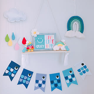 モビール 端午の節句のおしゃれなアレンジ 飾り方のインテリア実例 Roomclip ルームクリップ