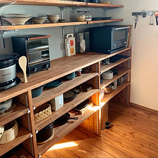 カフェ風/無垢の家/収納/ナチュラルインテリア/カフェ風インテリア...などのインテリア実例 - 2020-01-23 19:54:08