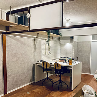 壁紙貼り替え 団地住まいのインテリア実例 Roomclip ルームクリップ