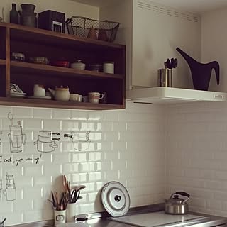 キッチン/セリア/アンティーク/IKEA/モノトーン...などのインテリア実例 - 2014-08-24 20:22:25