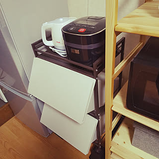 リビング/ゴミ箱/ゴミ箱DIY/炊飯器置き場/ケトル...などのインテリア実例 - 2020-02-24 20:55:15