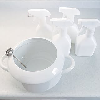 キッチン/スプレーボトル/ホワイト化/ホワイト化計画/セリア...などのインテリア実例 - 2017-01-15 11:46:13