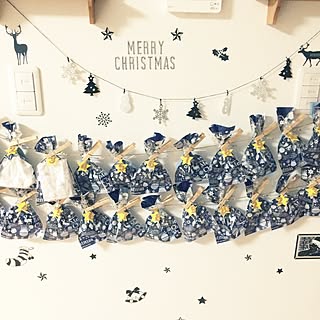壁/天井/アドベントカレンダー手作り/クリスマス/100均/ダイソー...などのインテリア実例 - 2016-12-01 17:37:26