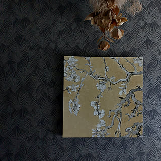 ゴッホ壁紙のインテリア実例 Roomclip ルームクリップ