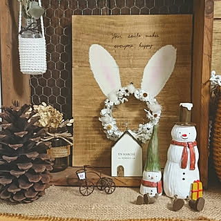 棚/クリスマス/ほっこり*/ナチュラル/幸せな気持ち♥...などのインテリア実例 - 2017-11-25 22:16:37