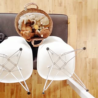 テディベア/イームズ/掃除/真上からのインテリア実例 - 2013-08-23 07:53:55