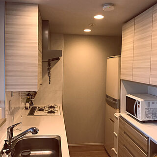狭いキッチン 新築マンションのインテリア レイアウト実例 Roomclip ルームクリップ
