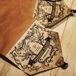 壁/天井/ハンドメイド/ペーパークラフト/アンティーク風雑貨/ピアノロール/ミュージックロール...などのインテリア実例 - 2016-05-31 09:24:12