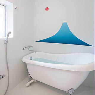 バス/トイレ/竣工写真/写真:Yousuke Harigane/絵:Naohiro Gonda/長崎なので裾ながーめの富士山...などのインテリア実例 - 2017-09-10 13:31:03