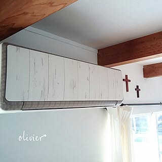 セリア エアコンリメイクのインテリア実例 Roomclip ルームクリップ