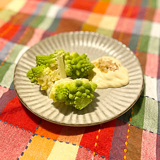 ニトリのお皿/AwesomeStore/野菜/ロマネスコ/ちょっといいもの...などのインテリア実例 - 2019-12-25 09:39:09