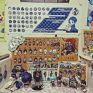 オタク部屋 刀剣乱舞のインテリア実例 Roomclip ルームクリップ