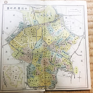麻布區 赤坂區編/二住生活/東京の家/昭和レトロ/戦前の東京の地図...などのインテリア実例 - 2018-05-05 07:22:14