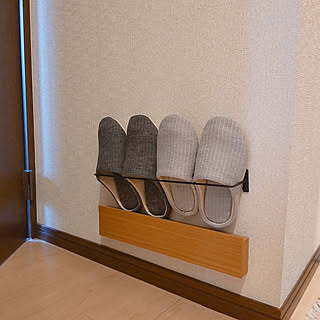 スリッパ収納 賃貸でも諦めない のアイデア おしゃれなインテリア実例 Roomclip ルームクリップ