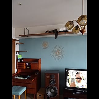 壁/天井/北欧ヴィンテージ照明/北欧ヴィンテージ家具/デンマークの家具/ライティングデスク...などのインテリア実例 - 2016-05-28 11:57:31