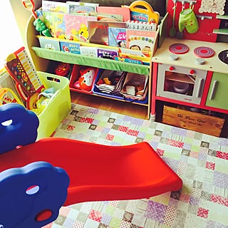 2歳の子供用/ままごとに大ハマり中/ままごとkitchen/すべり台を「シュー」という。/こどもの城...などのインテリア実例 - 2015-07-10 10:54:34