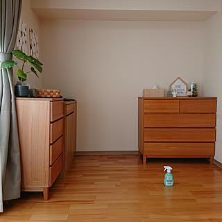 部屋全体/マンション暮らし/ウタマロクリーナーで床掃除/無印良品/大掃除...などのインテリア実例 - 2018-12-11 12:55:55