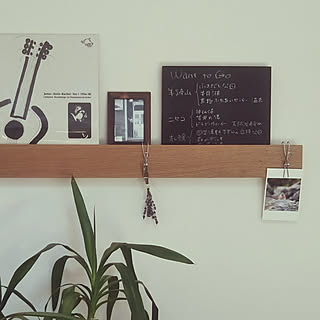 壁/天井/ほたて漆喰/無印良品/LPレコード/観葉植物のある暮らし...などのインテリア実例 - 2019-05-30 09:32:39