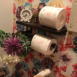 バス/トイレ/コベントガーデン時計/トイレットペーパー/くまモン/ねこと暮らす...などのインテリア実例 - 2018-03-31 07:48:29