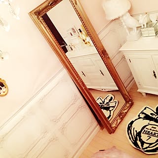 ホワイトインテリア ピンクゴールドのインテリア実例 Roomclip ルームクリップ