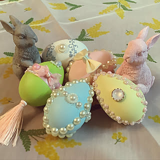 イースターテーブルコーディネートのインテリア実例 Roomclip ルームクリップ