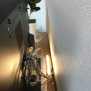 間接照明 テレビ裏のインテリア実例 Roomclip ルームクリップ