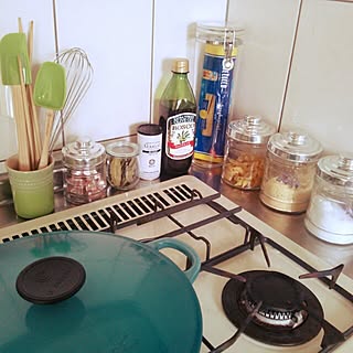 キッチン/LE CREUSET/DAISO＆セリア＆雑貨/WECK/ルクルーゼ...などのインテリア実例 - 2014-04-09 12:46:01
