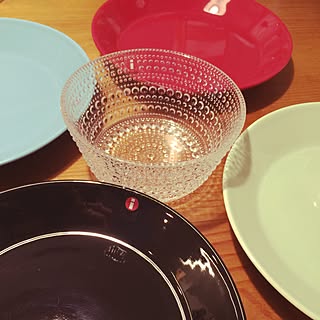 キッチン/ティーマレッド/イッタラ ティーマ/カステヘルミ ボウル/カステヘルミ...などのインテリア実例 - 2015-07-16 20:21:14
