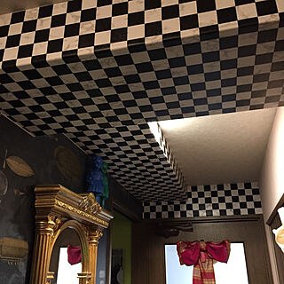市松模様壁紙のインテリア実例 Roomclip ルームクリップ