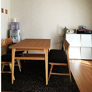 部屋全体/ダイニング/unico ダイニングテーブル/都内の小さな一戸建て/ナチュラル...などのインテリア実例 - 2016-11-06 13:16:22
